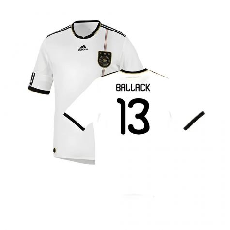 Germany 2010-11 Home Shirt ((Good) S) (BALLACK 13)