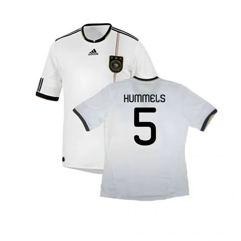 Germany 2010-11 Home Shirt ((Good) S) (HUMMELS 5)