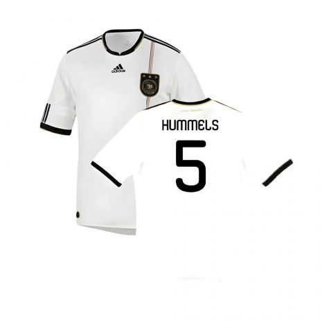 Germany 2010-11 Home Shirt ((Good) S) (HUMMELS 5)