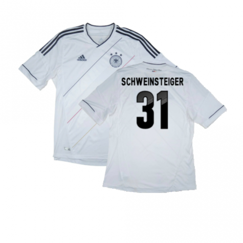 Germany 2012-13 Home Shirt (XL) ((Very Good) M) (Schweinsteiger 31)