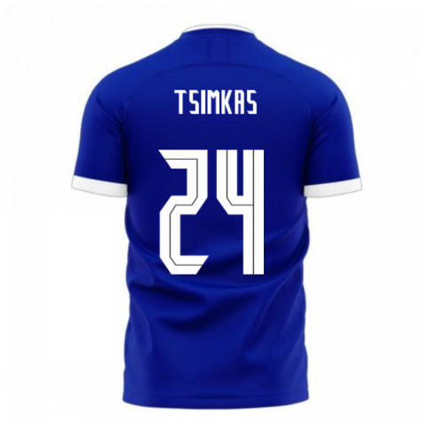 Greece 2023-2024 Away Concept Football Kit (Libero) (TSIMIKAS 21)