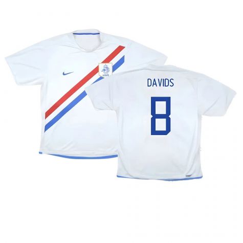 Holland 2006-08 Away Shirt ((Very Good) S) (Davids 8)