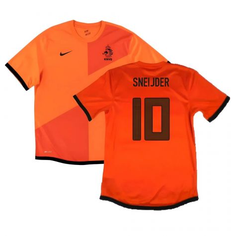 Holland 2012-13 Home Shirt ((Very Good) S) (Sneijder 10)