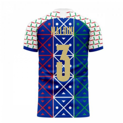 Italy 2025-2026 Renaissance Home Concept Football Kit (Libero) (MALDINI 3)