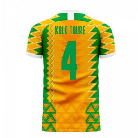 Ivory Coast 2023-2024 Home Concept Football Kit (Libero) (KOLO TOURE 4)