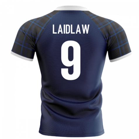 2025-2026 Scotland Home Concept Rugby Shirt (Laidlaw 9)