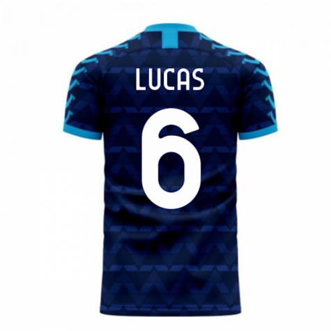 Lazio 2025-2026 Away Concept Football Kit (Viper) (LUCAS 6)