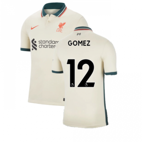 Liverpool 2021-2022 Away Shirt (Kids) (GOMEZ 12)