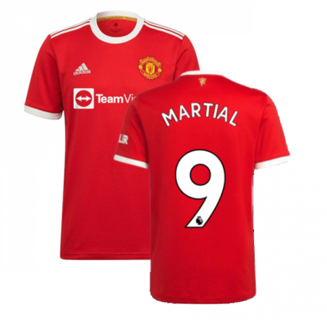 Man Utd 2021-2022 Home Shirt (MARTIAL 9)