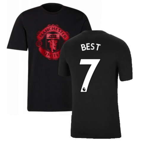 Man Utd 2021-2022 Tee (Black) (BEST 7)