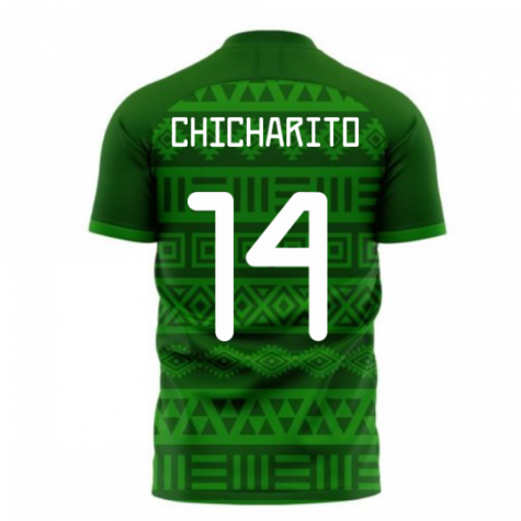 Mexico 2023-2024 Home Concept Football Kit (Libero) (CHICHARITO 14)