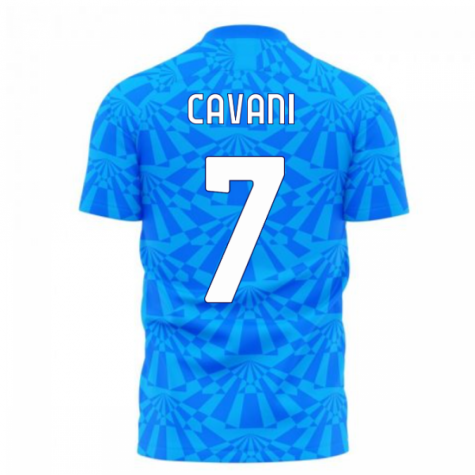 Napoli 1990s Home Concept Football Kit (Libero) (CAVANI 7) - Kids