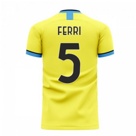 Nerazzurri Milan 2023-2024 Away Concept Football Kit (Libero) (Ferri 5) - Kids (Long Sleeve)