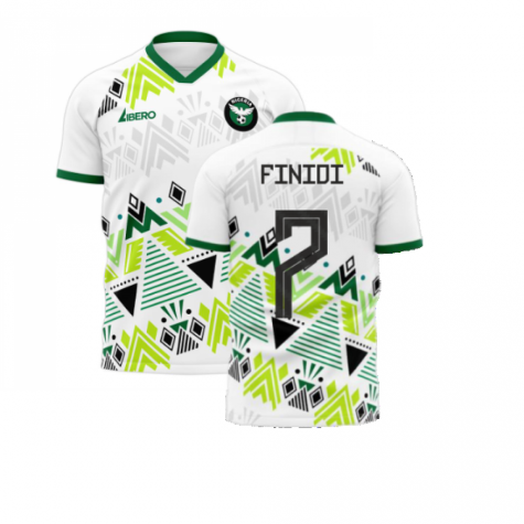 Nigeria 2023-2024 Away Concept Football Kit (Libero) (FINIDI 7) - Kids (Long Sleeve)