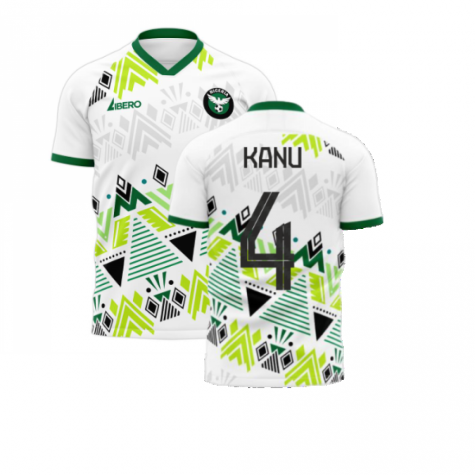 Nigeria 2023-2024 Away Concept Football Kit (Libero) (KANU 4) - Little Boys