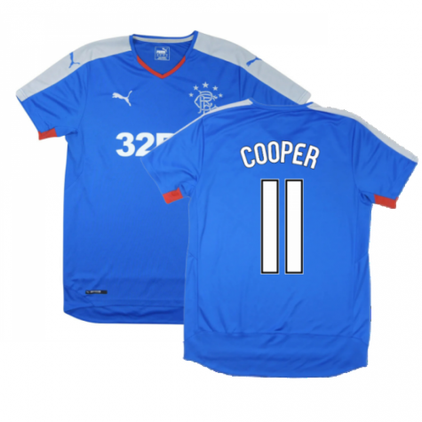 Rangers 2015-16 Home Shirt ((Excellent) S) (COOPER 11)