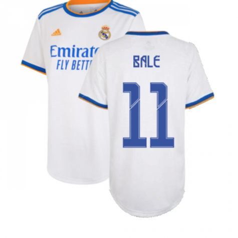 Real Madrid 2021-2022 Womens Home Shirt (BALE 18)