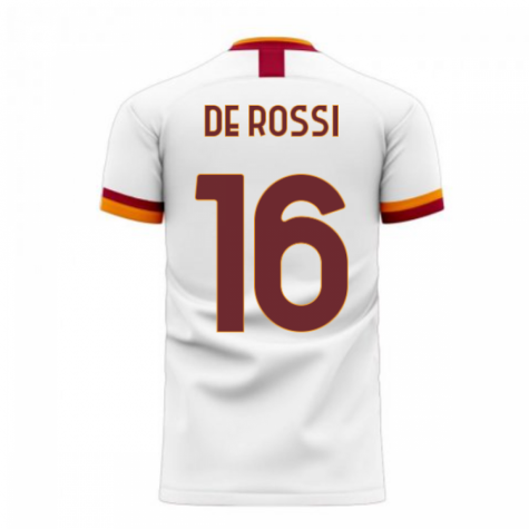 Roma 2025-2026 Away Concept Football Kit (Libero) (DE ROSSI 16)