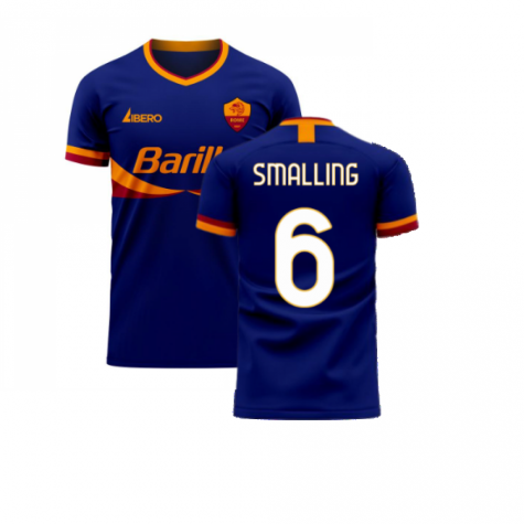 Roma 2023-2024 Third Concept Football Kit (Libero) (SMALLING 6) - Kids (Long Sleeve)