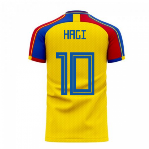 Romania 2023-2024 Home Concept Football Kit (Libero) (HAGI 10)