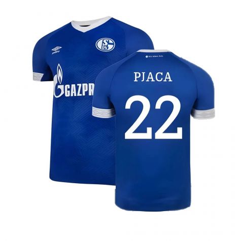 Schalke 2018-19 Home Shirt ((Mint) XXL) (Pjaca 22)