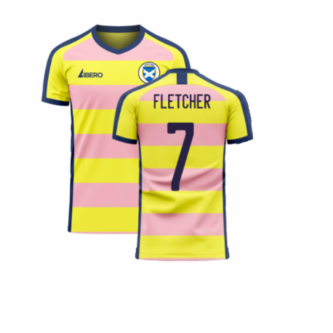 Scotland 2023-2024 Away Concept Football Kit (Libero) (Fletcher 7) - Adult Long Sleeve