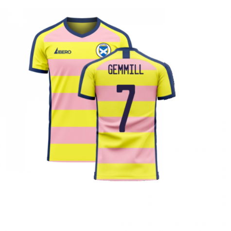 Scotland 2023-2024 Away Concept Football Kit (Libero) (GEMMILL 7) - Kids