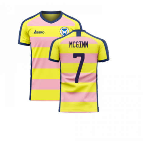 Scotland 2023-2024 Away Concept Football Kit (Libero) (McGinn 7) - Adult Long Sleeve
