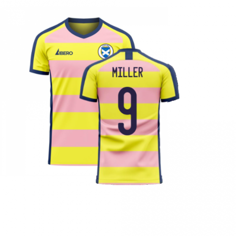 Scotland 2023-2024 Away Concept Football Kit (Libero) (Miller 9) - Kids (Long Sleeve)
