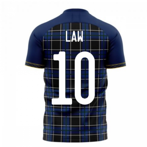 Scotland 2025-2026 Home Concept Football Kit (Libero) (LAW 10)