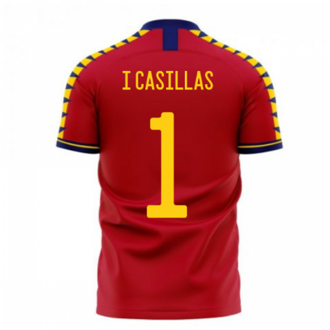 Spain 2023-2024 Home Concept Football Kit (Libero) (I CASILLAS 1)