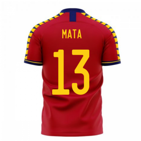 Spain 2025-2026 Home Concept Football Kit (Libero) (MATA 13)