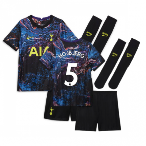 Tottenham 2021-2022 Away Baby Kit (HOJBJERG 5)