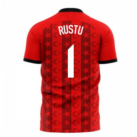 Turkey 2023-2024 Home Concept Football Kit (Libero) (RUSTU 1)