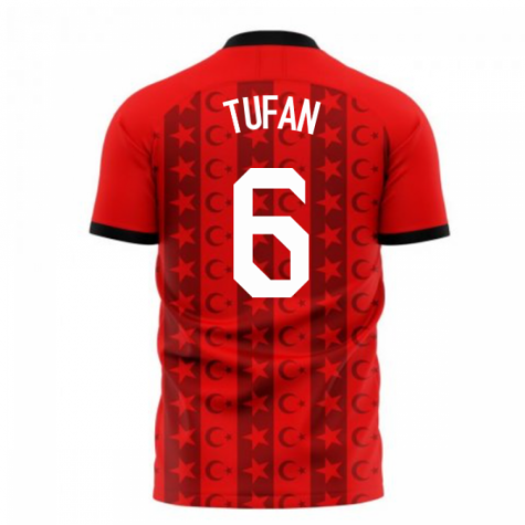 Turkey 2025-2026 Home Concept Football Kit (Libero) (TUFAN 6)
