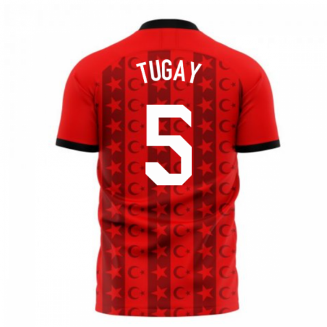 Turkey 2023-2024 Home Concept Football Kit (Libero) (TUGAY 5)