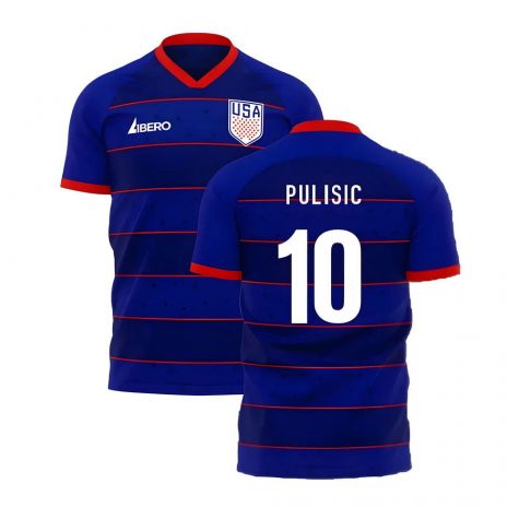 United States 2023-2024 Away Concept Football Kit (Libero) (PULISIC 10)