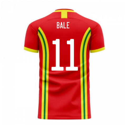 Wales 2025-2026 Home Concept Football Kit (Libero) (BALE 11)
