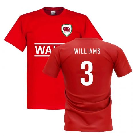 Wales Team T-Shirt - Red (WILLIAMS 3)