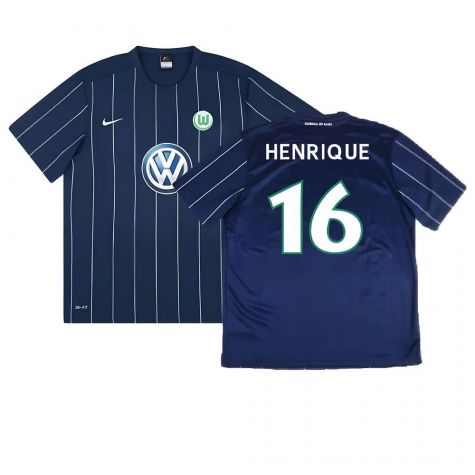 Wolfsburg 2016-17 Third Shirt ((Mint) L) (Henrique 16)