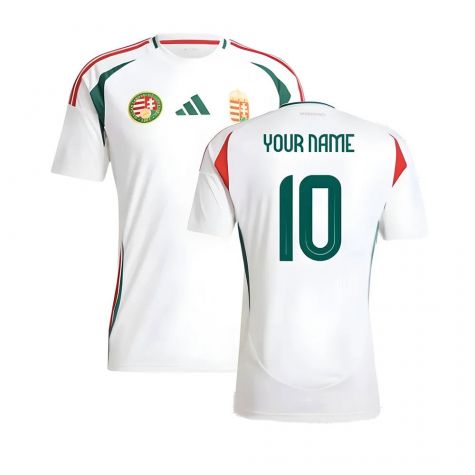 2024-2025 Hungary Away Shirt (Your Name)