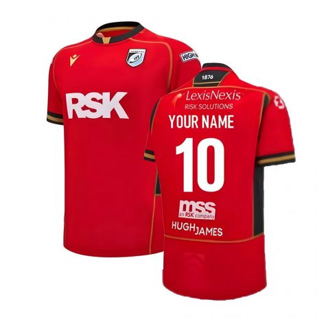 2024-2025 Cardiff Blues Away Poly Replica Rugby Shirt (Your Name)