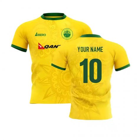 2024-2025 Wallabies Australia Home Rugby Shirt Adult Long Sleeves (Your Name)