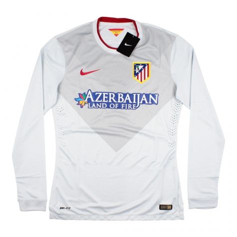 2014-2015 Atletico Madrid Long Sleeve Away - Player Issue