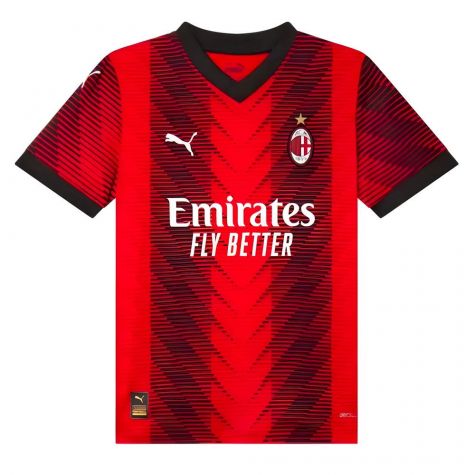 2023-2024 AC Milan Home Shirt (Kids)
