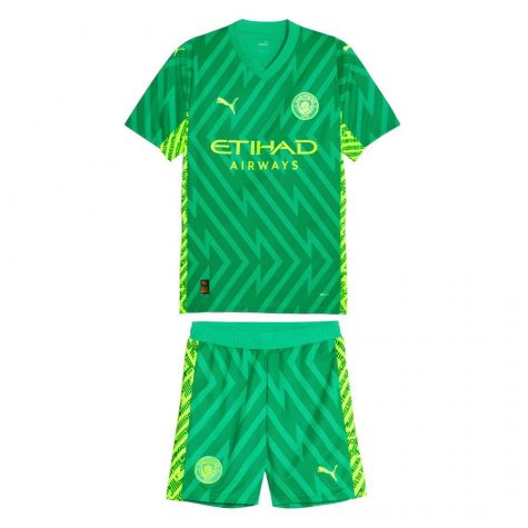 2023-2024 Man City Goalkeeper Mini Kit (Green)