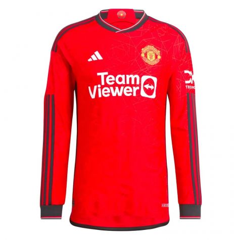 2023-2024 Man Utd Long Sleeve Home Shirt