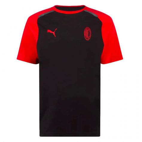 2023-2024 AC Milan Casuals Tee (Black)