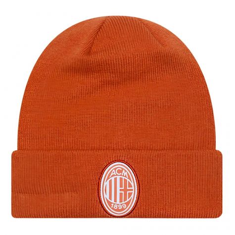 2023-2024 AC Milan Seasonal Cuff Beanie (Orange)