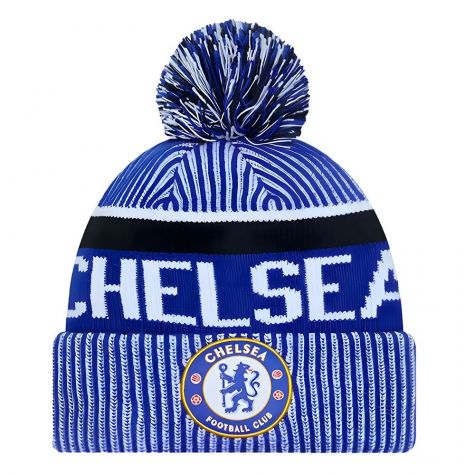 2023-2024 Chelsea 1905 Bobble Knit Beanie Hat (Blue)